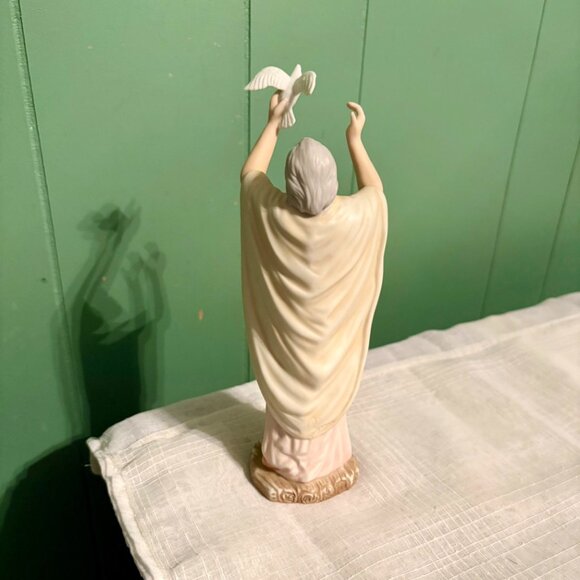 Vintage 1996 HOMCO Home Interiors Masterpiece Porcelain NOAH Religious Figurine - Picture 4 of 6